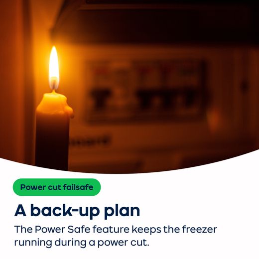Indesit Integrated Upright Freezer - AO Annotation - Power safe